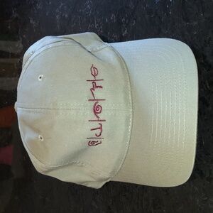 St. Croix Sensory Inc. Embroidered Logo Strapback Hat Cap Beige